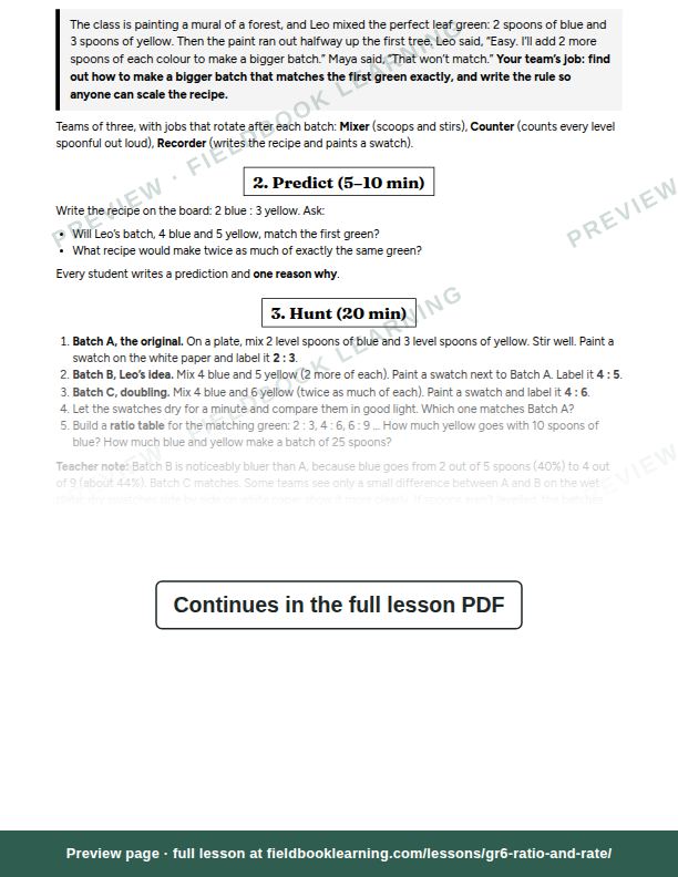 Inside: the lesson steps: Why doesn't the big batch match?
